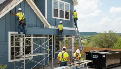 Austin, TX siding contractor showcasing professional exterior siding installation services