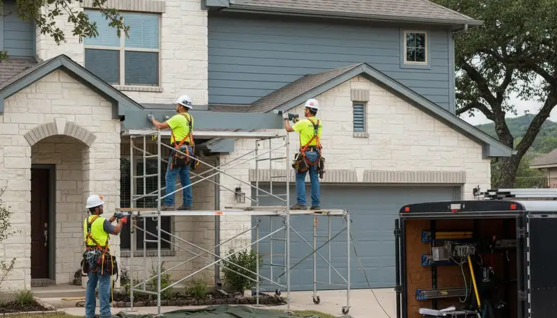Austin, TX siding contractor exterior home siding installation and repair service
