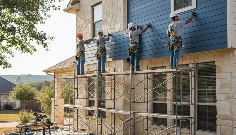 Austin TX siding contractor serving home exterior installation and replacement services