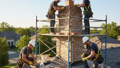 Austin, TX chimney repair and masonry restoration by FX Remodeling & Exteriors