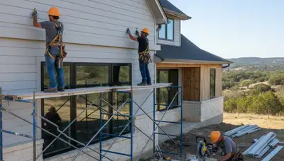 Siding contractor in Austin, TX providing professional exterior siding installation and replacement