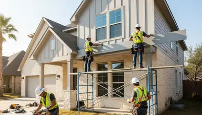Siding contractor in Austin, TX providing professional exterior siding installation and replacement services