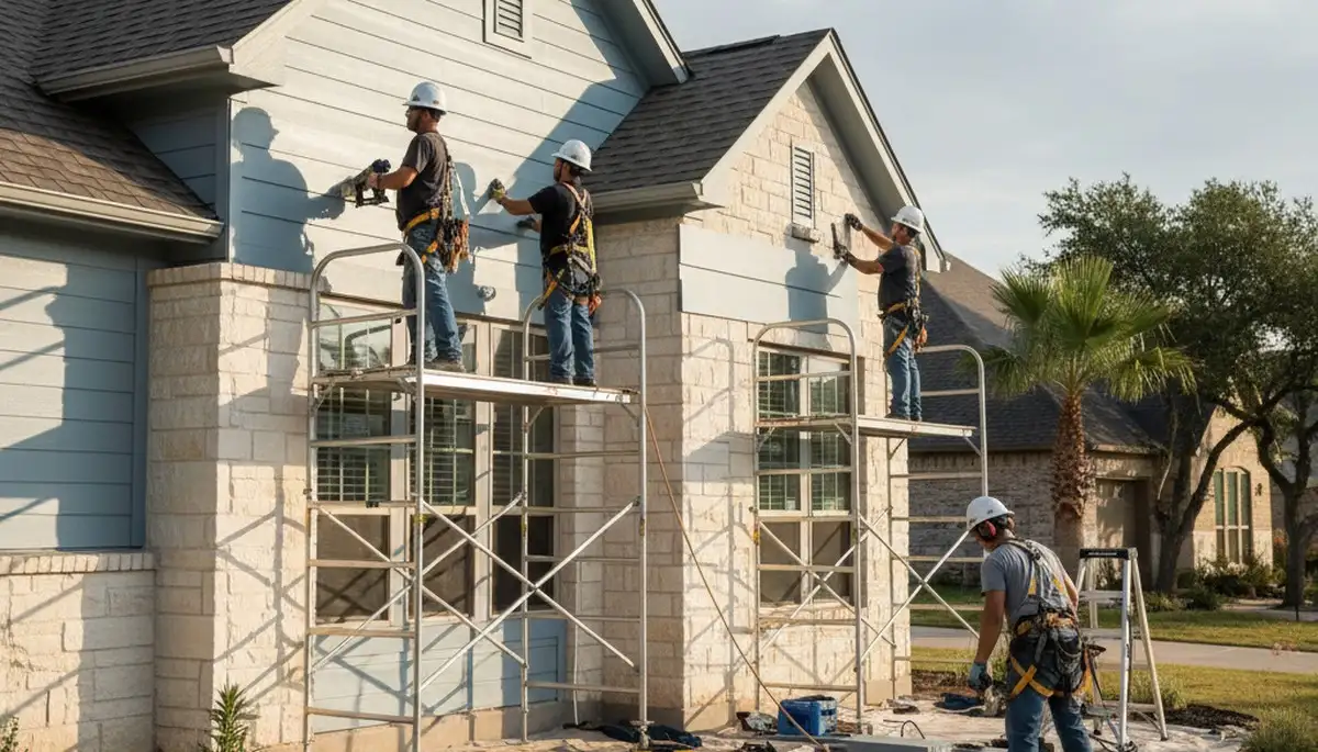Austin, TX siding contractor providing professional exterior siding installation and replacement services