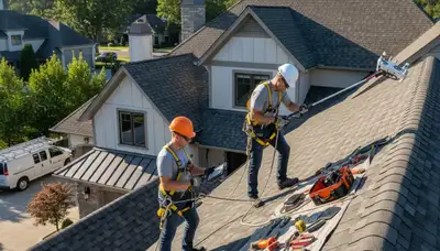 Austin, TX siding contractor inspecting exterior siding for storm and heat damage