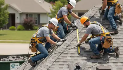 Austin, TX siding contractor inspecting exterior home for repair and replacement services
