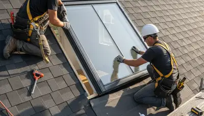 Austin, TX skylight installation by FX Remodeling & Exteriors for natural light and energy efficiency