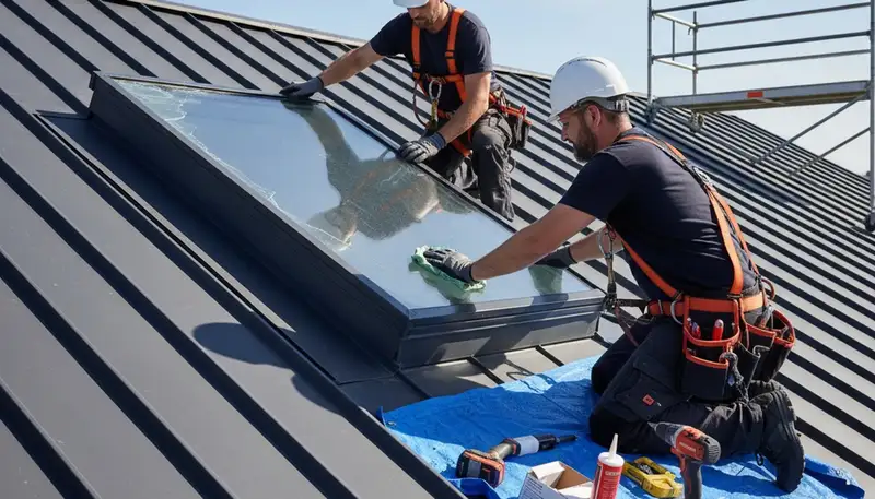 Austin, TX skylight repair by FX Remodeling & Exteriors for leaks, cracked glass, and failing seals