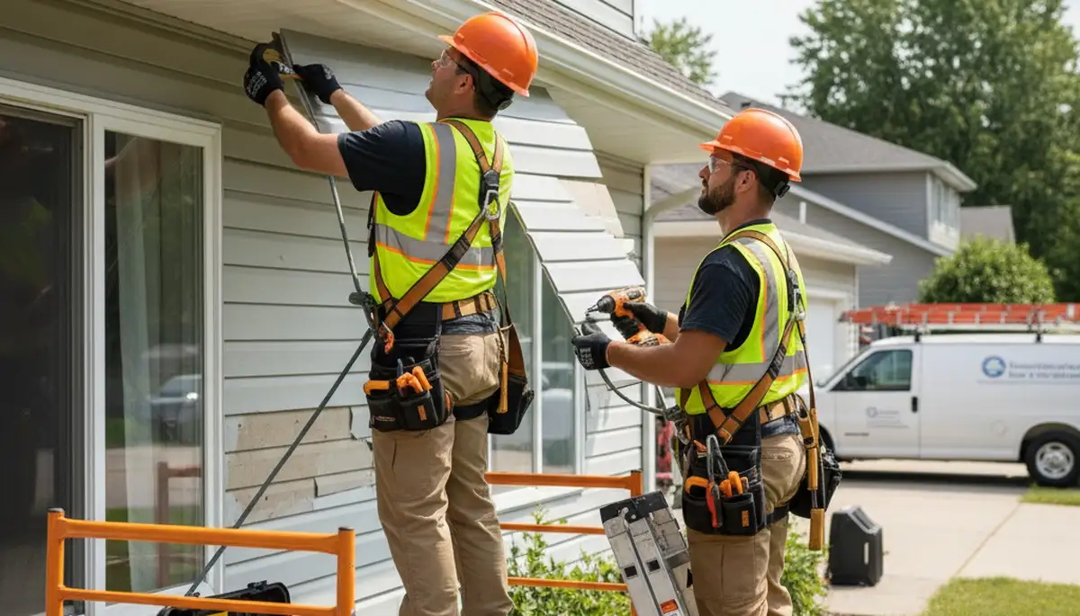Austin, TX vinyl siding repair by FX Remodeling & Exteriors for cracks and storm damage